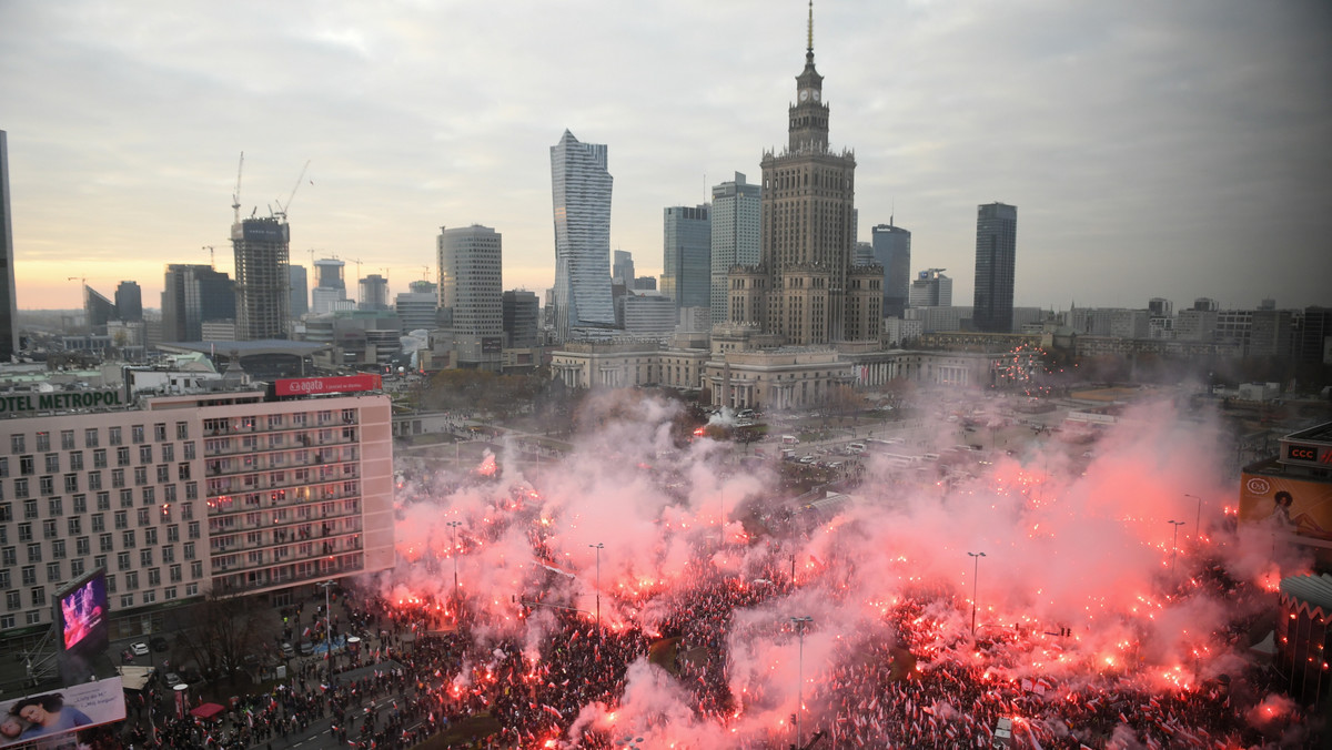 Marsz Niepodległości w Warszawie