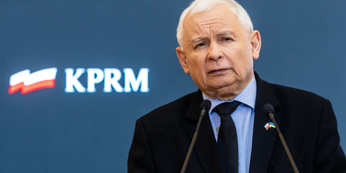 Prezes PiS Jarosław Kaczyński.