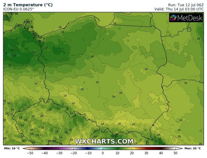 Poranek chłodny na Pomorzu, znacznie cieplejszy na południu