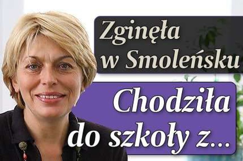 Zginęła w Smoleńsku. Chodziła do szkoły z...