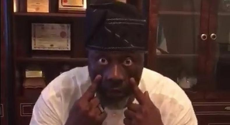 Dino Melaye does the Ajekun Iya dance