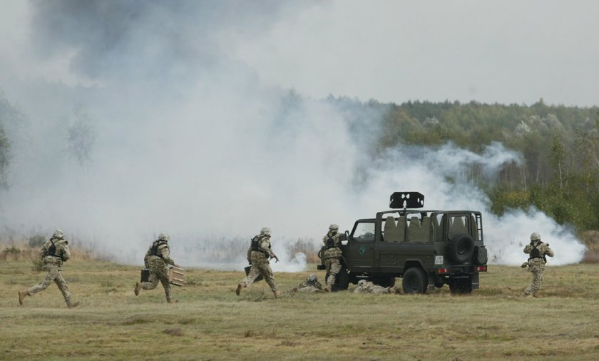 Poligon w Zielonce - miejsce ćwiczeń przed wyjazdem żołnierzy do Iraku. 