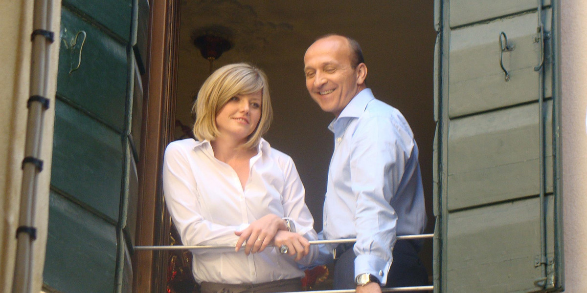 Izabela i Kazimierz Marcinkiewiczowie w Wenecji w 2009 r. 