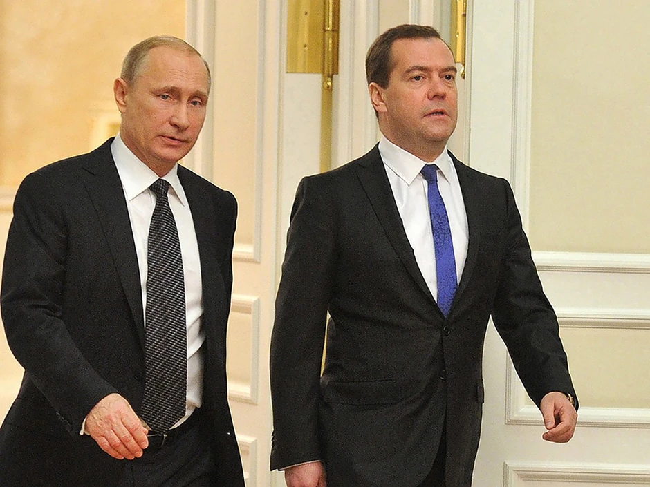 Vladimir Putin i Dmitrij Medvedev