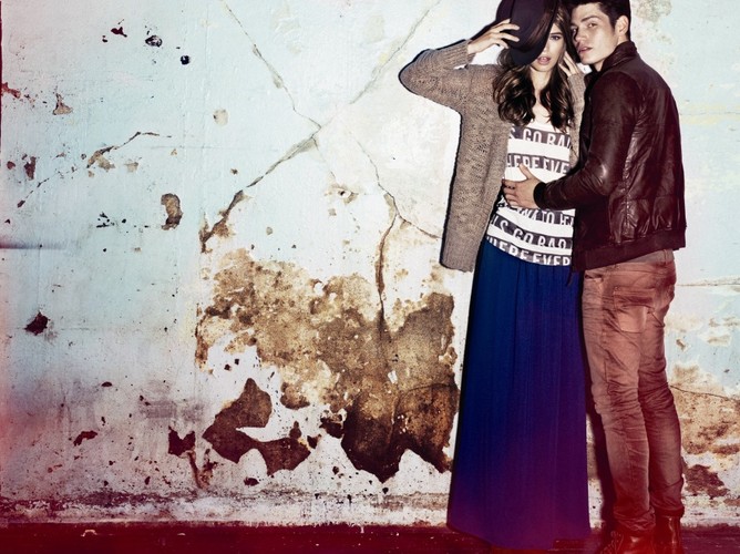 Burgundowe królestwo - Kolekcja Pull and Bear na sezon jesień 2011.