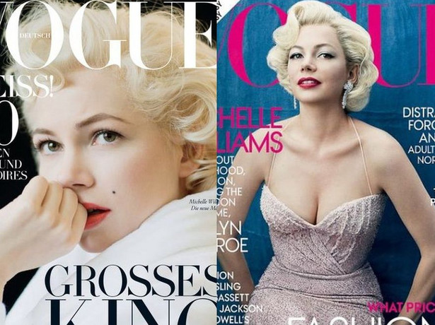 Ikona seksu nie do podrobienia? Michelle Williams w roli Marilyn Monroe na okładkach