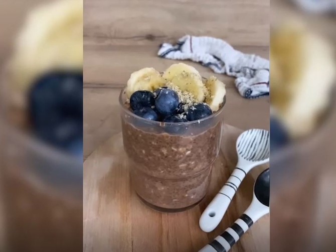 Puding od čia semenki