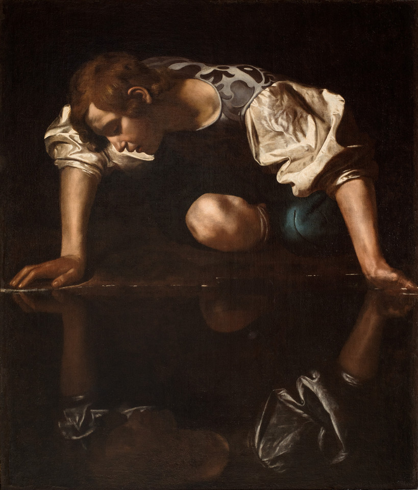 Michelangelo Merisi da Caravaggio, "Narcissus" (Rzym, ok. 1600 r.)