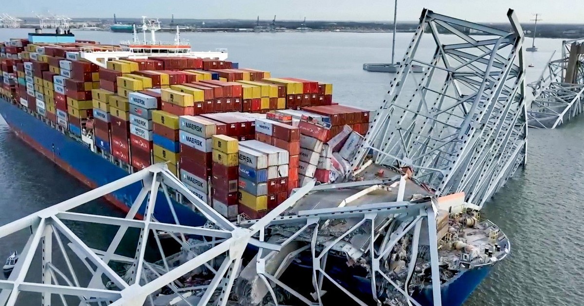 The container ship that destroyed the Francis Scott Key Bridge has ...