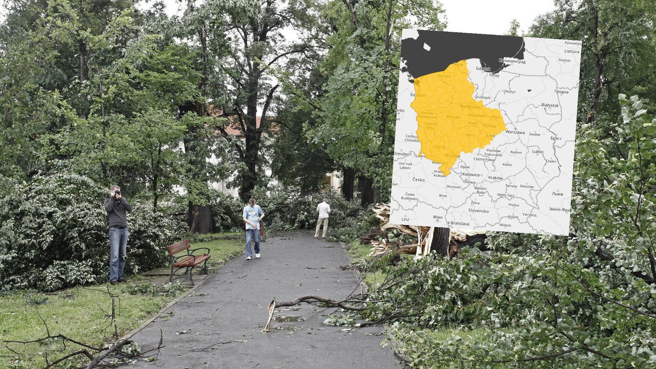 Wichury i gwałtowne burze. IMGW wydał ostrzeżenia dla ośmiu województw