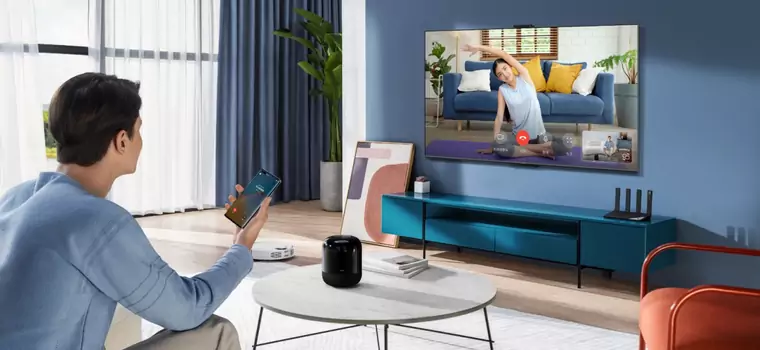 Huawei Smart Screen SE to telewizor z kamerą i możliwością prowadzenia wideokonferencji