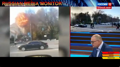 Rosyjska telewizja pokazała atak rakietowy na Kijów. "Ukraińskie wodociągi wspierają wojnę"