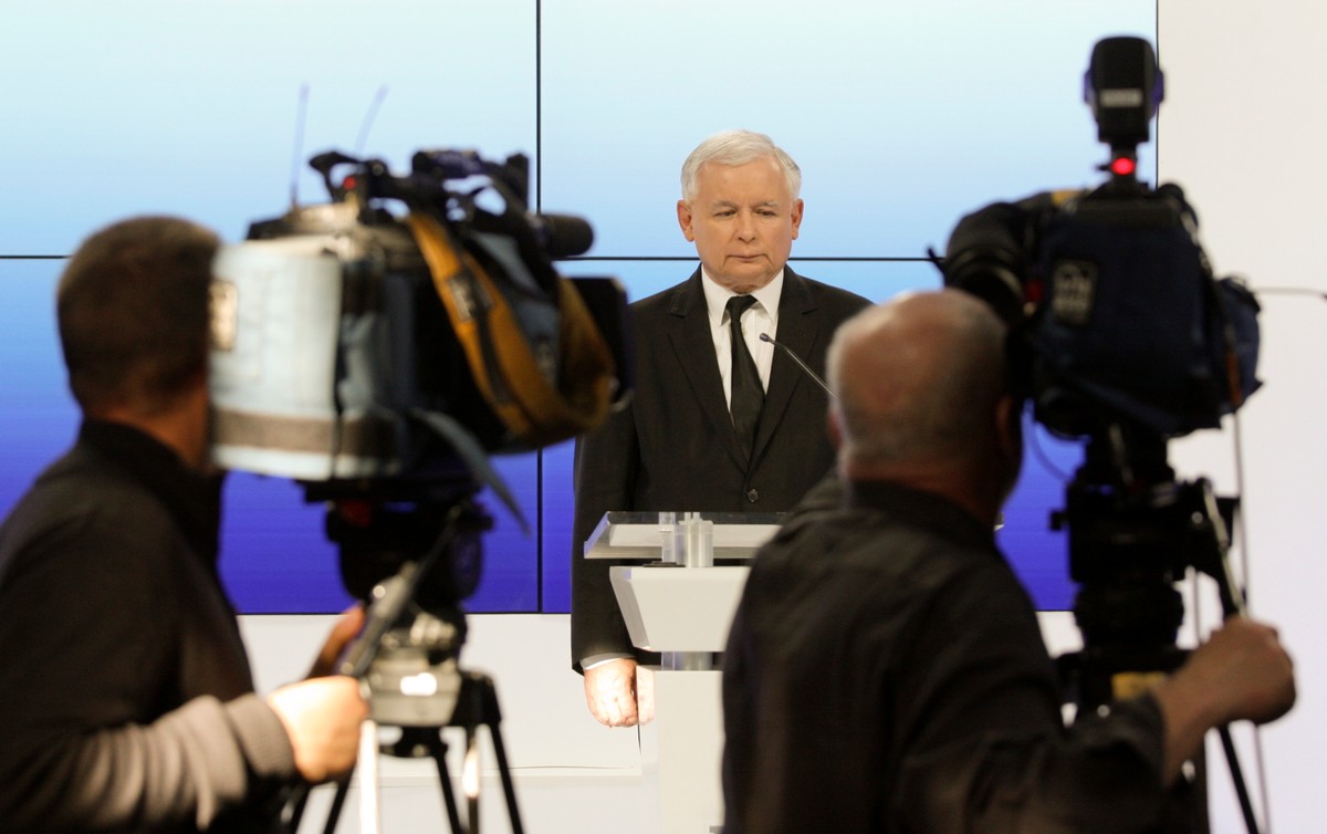 Prezes PiS Jarosław Kaczyński