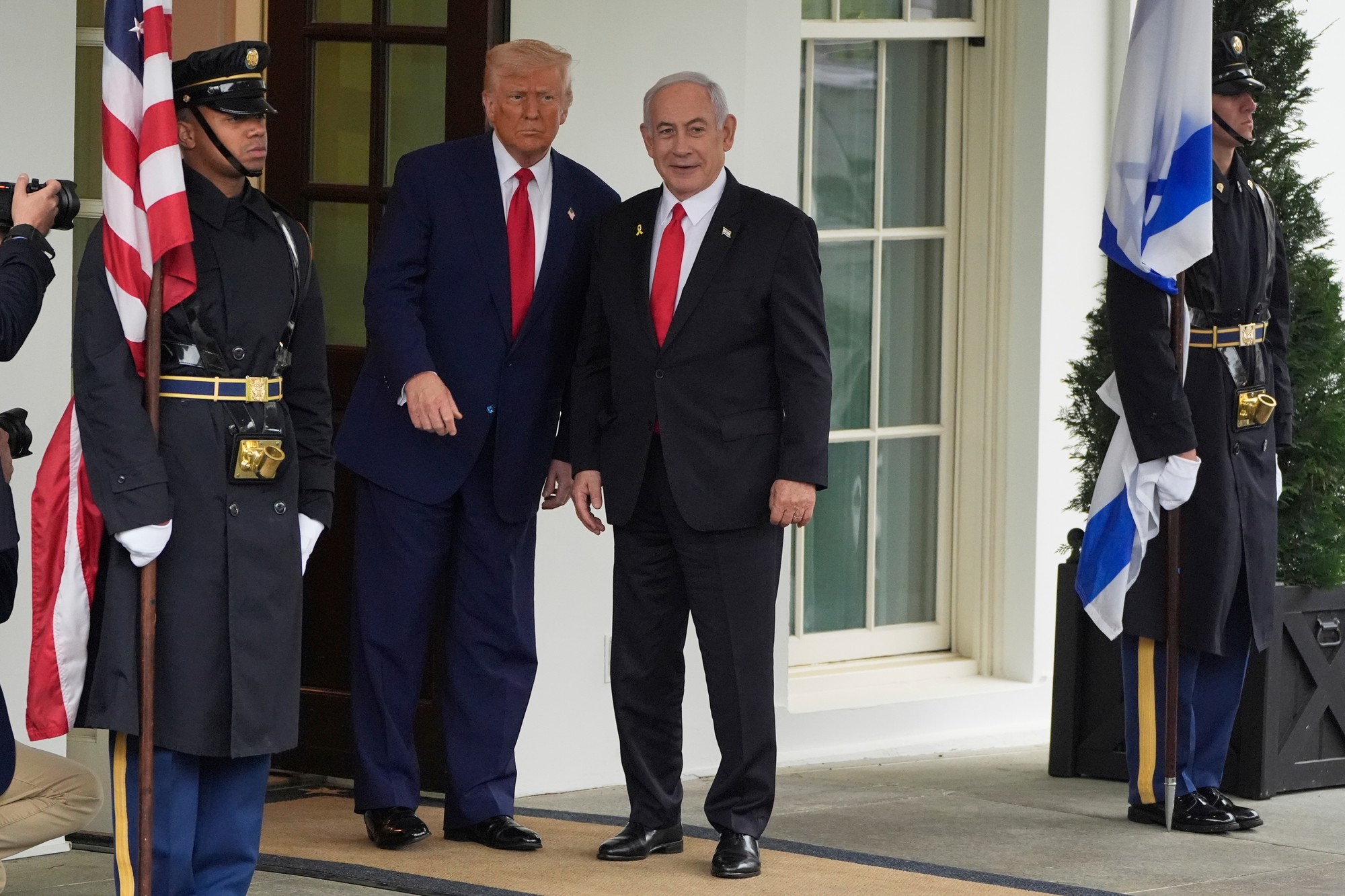 Benjamina Netanjahua, izraelského premiéra, prijal Donald Trump v Bielom dome.