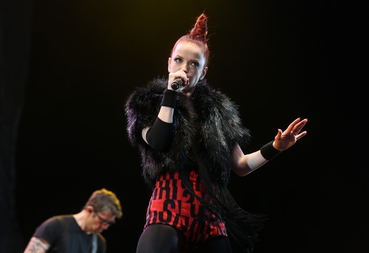 Shirley Manson i Garbage na Orange Warsaw Festival 2012