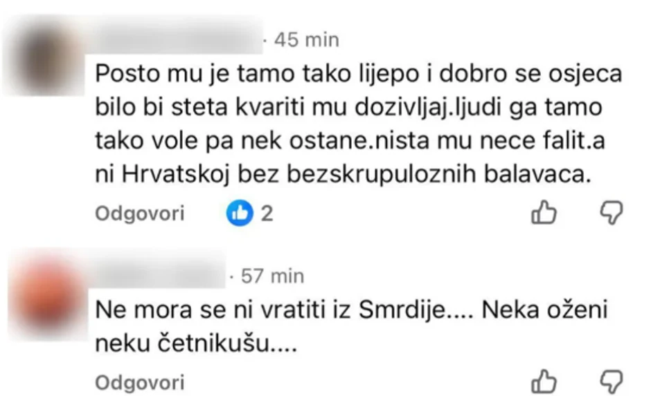 Uvrede na račun Jakova Jozinovića