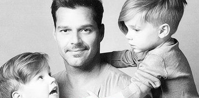 Ricky Martin z synkami promuje gejowskie rodziny
