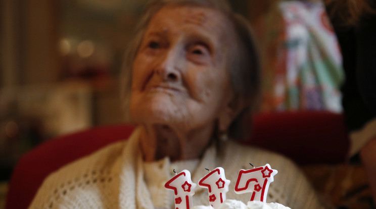 A világ legidősebb asszonya 117 évet lett / Fotó: MTI