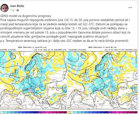 Mogućnost za superćelijske oluje