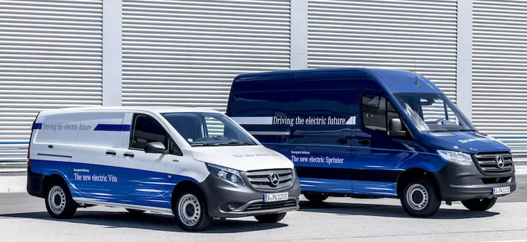 Elektryczne Mercedesy Vito i Sprinter w Polsce od 2019 r.