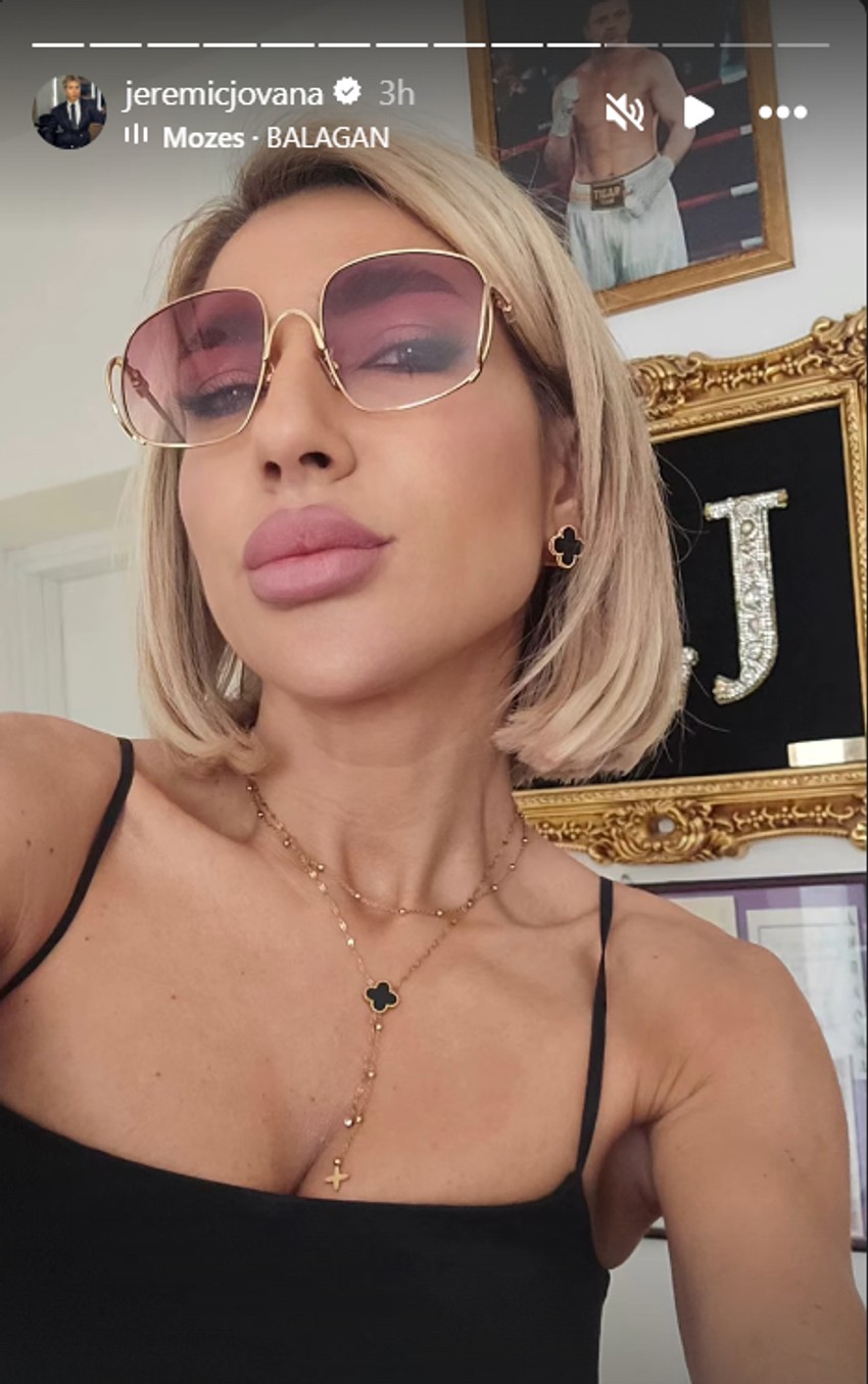 Jovana Jeremić, objava