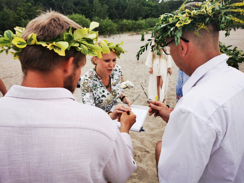 Ceremonia humanistyczna na łonie naury