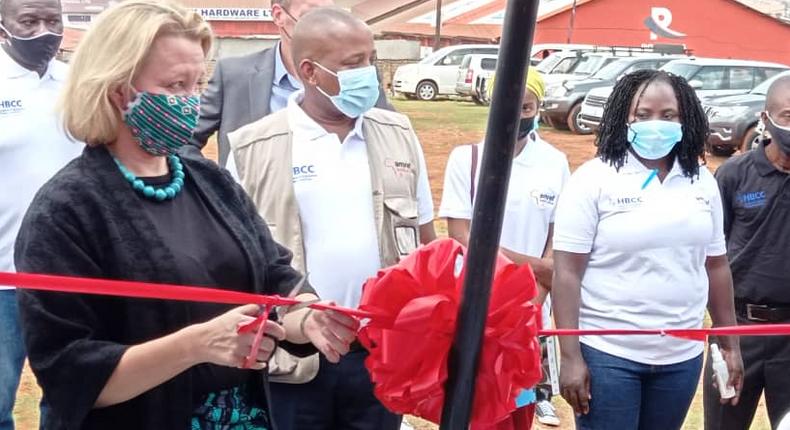 UK Ambassador to Uganda Kate Airey at the launch