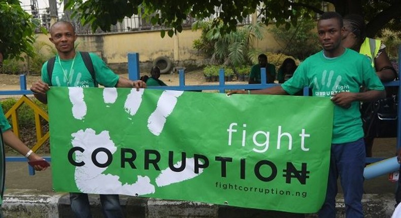 Corruption has been identified as the bane to Nigeria's development 