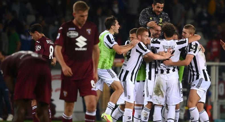 Manuel Locatelli snatched Juventus a late derby success over Torino Creator: MARCO BERTORELLO