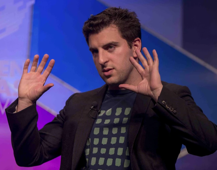 3. Airbnb, Brian Chesky - 450 mln USD (2014)