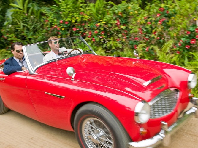 Aaron Eckhart i Johnny Deep