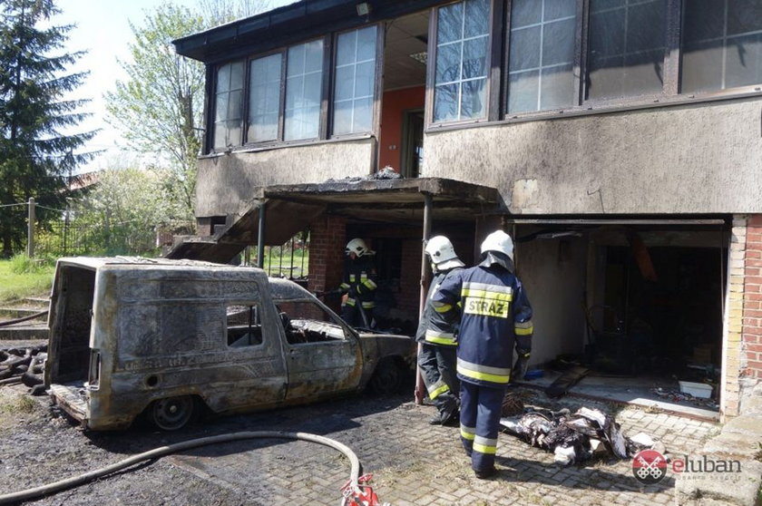 Mieszkaniec Lubina wpadł w szał i zniszczył swój dobytek 