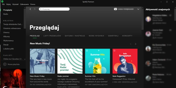 W Spotify Premium nie ma reklam, bo jest płatny. W darmowej wersji za korzystanie także musimy "zapłacić", tyle że czymś innym.