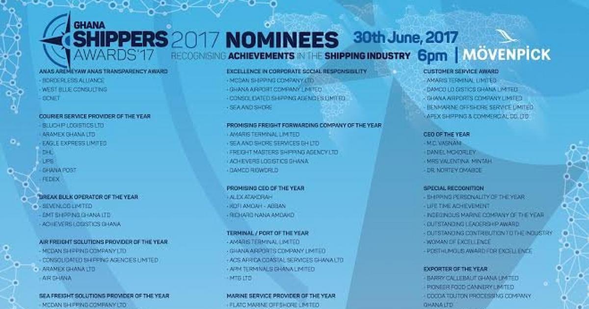 Full list of nominees released Pulse Ghana