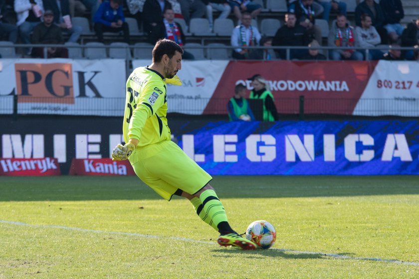 Pilka nozna. Ekstraklasa. Miedz Legnica - Zaglebie Sosnowiec. 22.04.2019