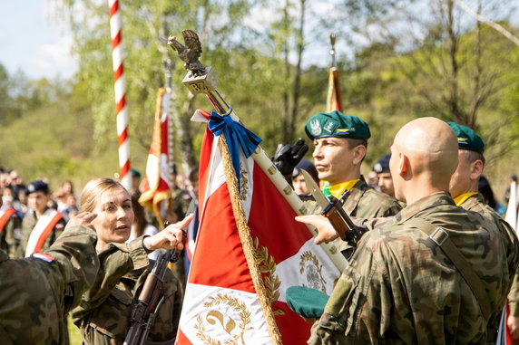 Uroczystość złożenia przysięgi wojskowej. Fot. Radosław Dominowski