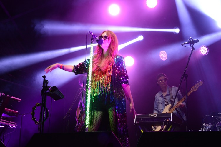 Ania Rusowicz wraz z projektem Nixes na koncercie Męskie Granie 2018. Warszawa 2018.08.20