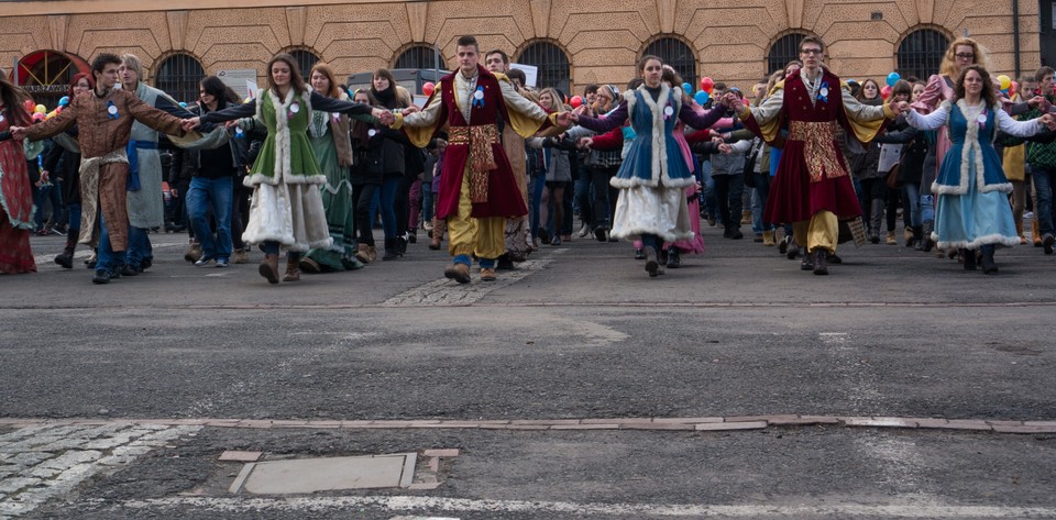 Polonez maturzystów z Zabrza