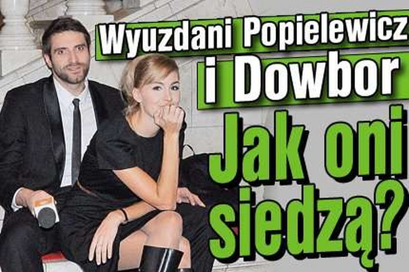 Wyuzdani Popielewicz i Dowbor. Jak oni siedzą?