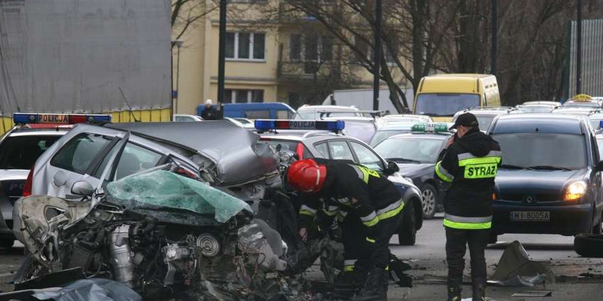 Makabryczny wypadek w Warszawie