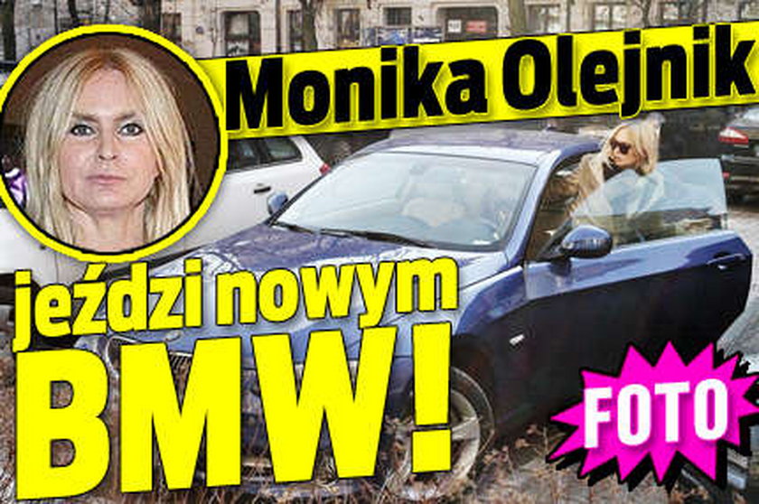 Monika Olejnik jeździ nowym bmw. Foto