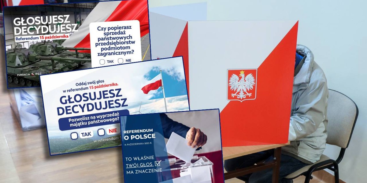 Do udziału w referendum zachęcały fundacje należące do spółek z udziałem Skarbu Państwa.