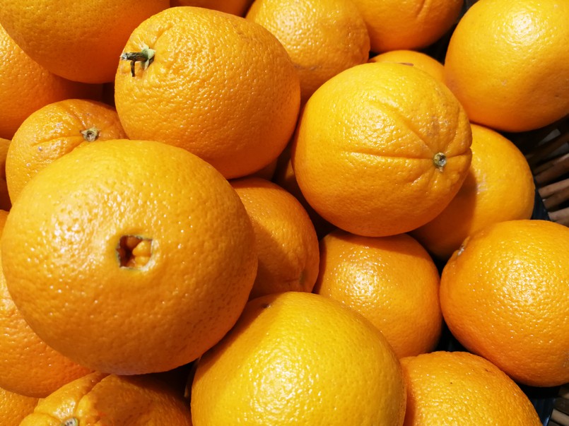 Close-up,Of,Navel,Orange.,Round,