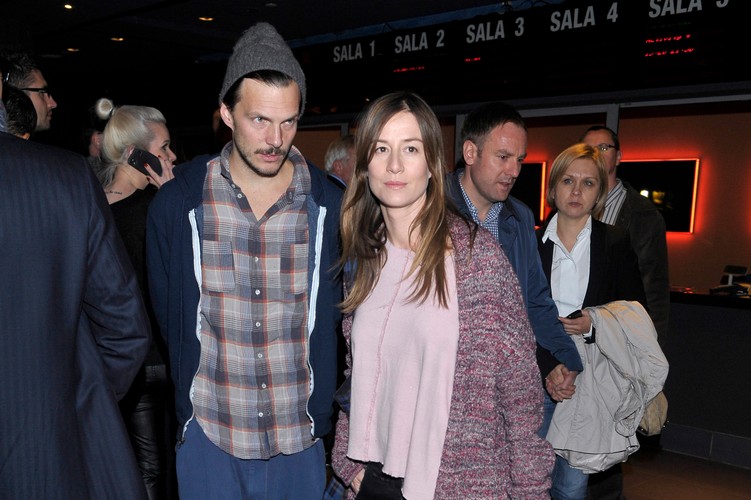 Michał Englert i Maja Ostaszewska na premierze 'Skyfall'