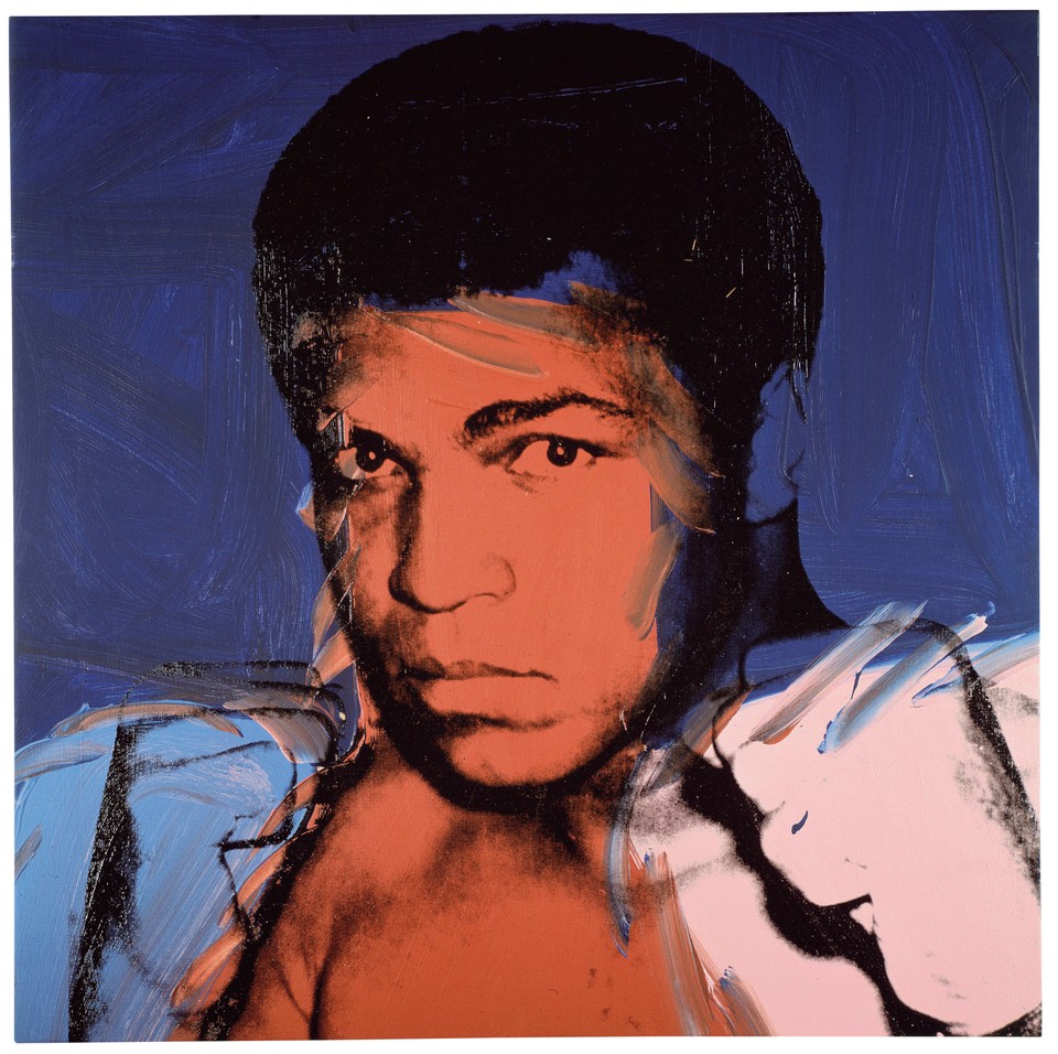 Andy Warhol, "Muhammad Ali" (1977). Z kolekcji Art Gallery na uniwersytecie w  Maryland Art Gallery - dar The Frederick Weisman Company