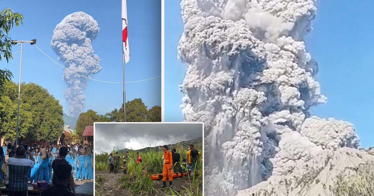 Tragedia na Halmaherze: turysta ignoruje zakaz – erupcja wulkanu Dukono