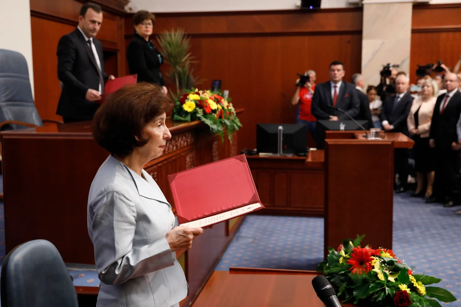 Gordana Siljanovska Davkova, inauguracija, Skoplje, 12. maj