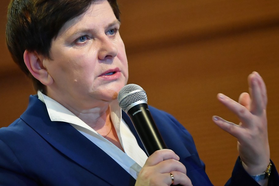 Beata Szydło na spotkaniu z mieszkańcami Skarżyska-Kamiennej. 9 czerwca 2018 r.