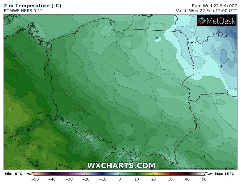 Duża różnica temperatury