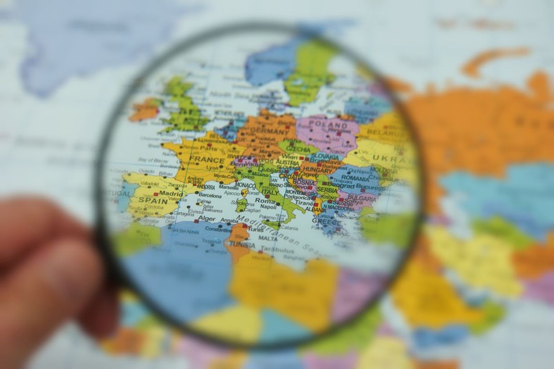 Europa mapa geografia